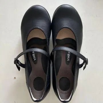 리게타 Re:get 블랙 스트랩 발레 슈즈 L 사이즈