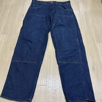 프리즌 블루스 워크 팬츠 다크 블루 데님