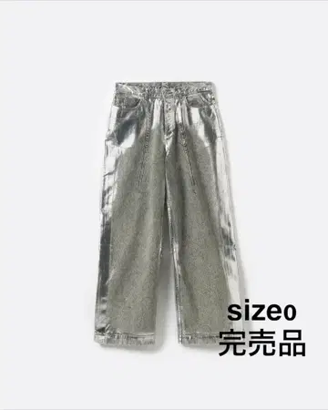 SUBLATIONS WIDE SEAM DENIM BAGGY PANTS