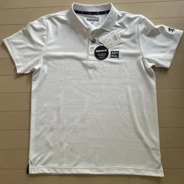 Admiral AD TECH FABRIC 화이트 피케 셔츠