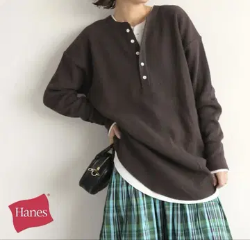 relume Hanes 와플 헨리넥 풀오버