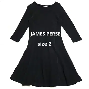 JAMES PERSE 블랙 플레어 원피스 사이즈 2