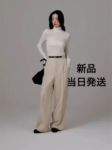Louren front pleats pants