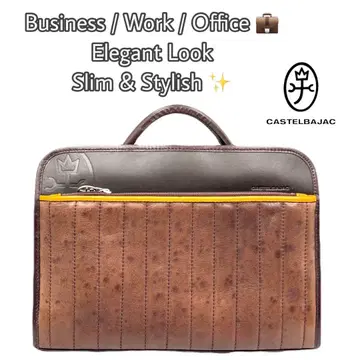 CASTELBAJAC 엘레강트 클러치 비즈니스 백