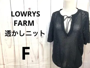 LOWRYS FARM 로리즈팜 여성용 시스루 니트 F 프리