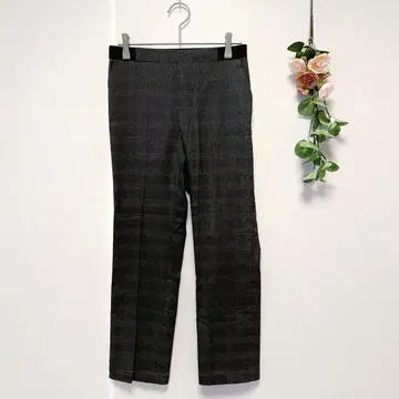 새상품급 [ UNIQLO ] 유니클로 이지 앵클 팬츠 체크 무늬 (S)