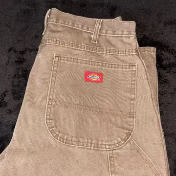 Dickies 워크 팬츠 브라운 W32