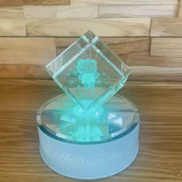 헬로키티 엔젤 키티 크리스탈 조각 오브제 2004년 산리오