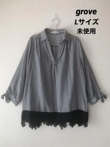 grove 튜닉 블라우스 L 사이즈 미사용