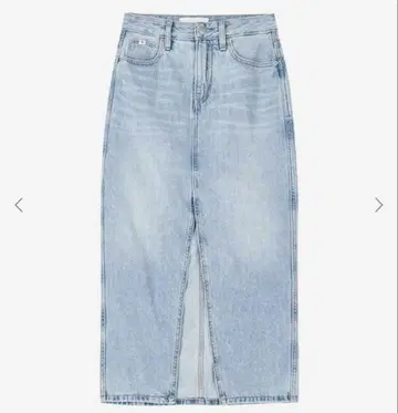 Calvin Klein Jeans 라이트 블루 데님 스커트 W25