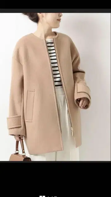 spick and span 노카라 울 코트