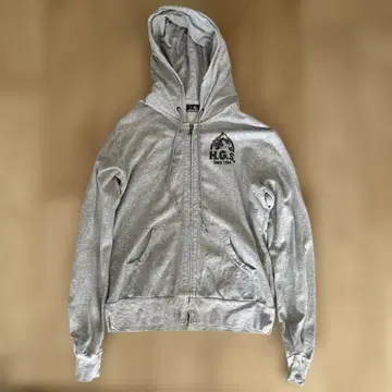 HYSTERIC GLAMOUR 그레이 풀 집업 후드티 M