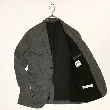 새상품급 ZARA 자라 테일러드 자켓 바즈아이 레이온 코튼 2XL