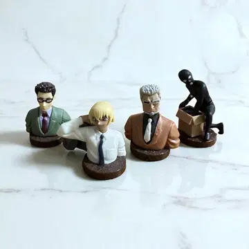명탐정 코난 공안 & 범인 피규어 4개 세트