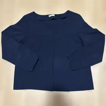 ELLE 엘르 티셔츠 블라우스 셔츠 네이비 네이비