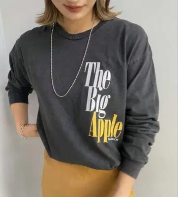 GOOD ROCK SPEED The Big Apple 긴팔T셔츠 그레이