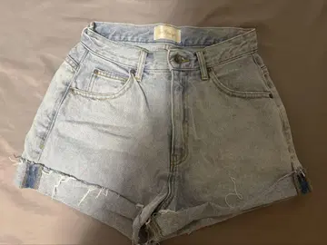 시루무린 데님 숏팬츠 25인치