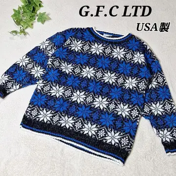 G.F.C LTD 중고 노르딕 스웨터 니트 빈티지 USA제