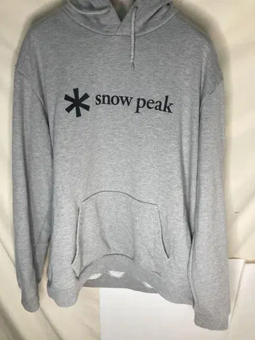 snow peak 그레이 후드티 XL
