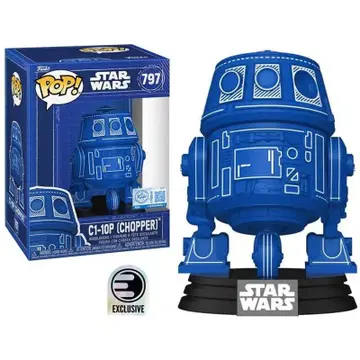 펀코 팝 스타 워즈 C1-10P Chopper (블루 프린트)