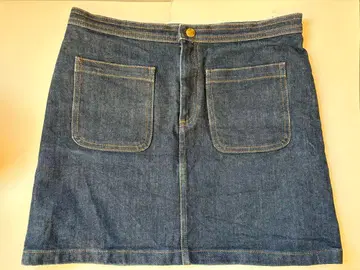 A.P.C. 데님 스커트 타이트 사다리꼴 미니 스커트