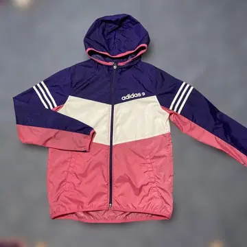 adidas 지퍼 후드티 퍼플 핑크 보라색