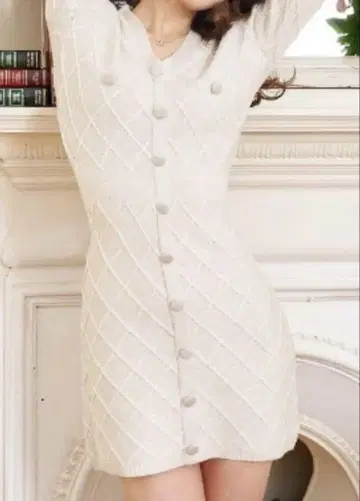 Darich 다리치 글리터 니트 미니 원피스