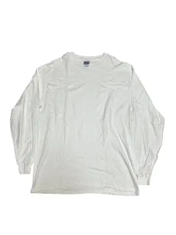 헤인즈 hanes 무지 롱t 90s blanc 블랭크