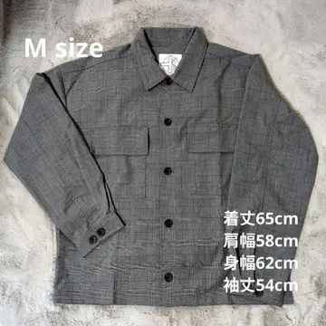새상품급 HK WORKS LONDON 체크 자켓 M size