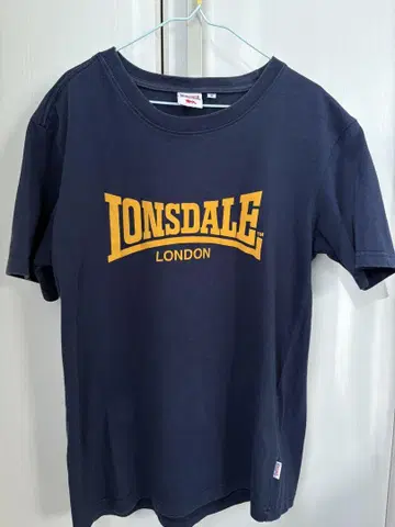 LONSDALE 로고 T셔츠 S 네이비
