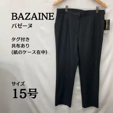 택 포함 새상품 BAZAINE 슬랙스 다크 그레이 15호