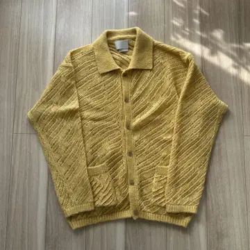 YOKE SILK MOHAIR BUTTONED CARDIGAN
