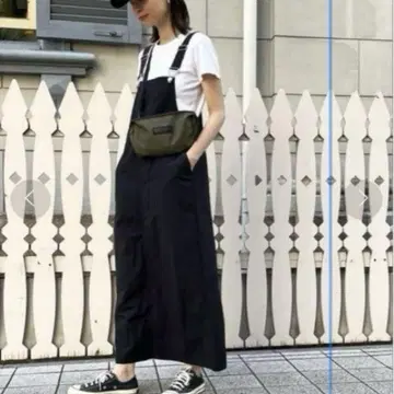 CANAL JEAN 나일론 오버롤 스커트 El mar (엘마르)