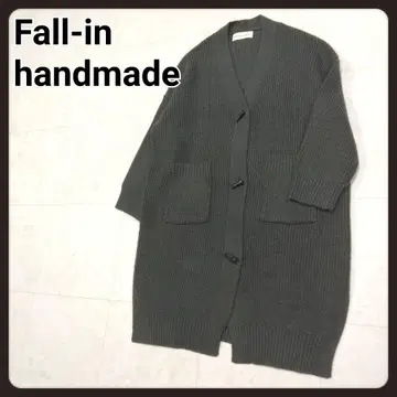 Fall-in handmade 니트 가디건 롱 가디건