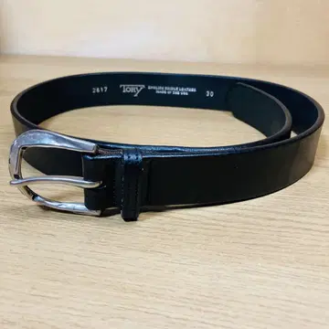 Tory Lether 30 벨트 black 말발굽형