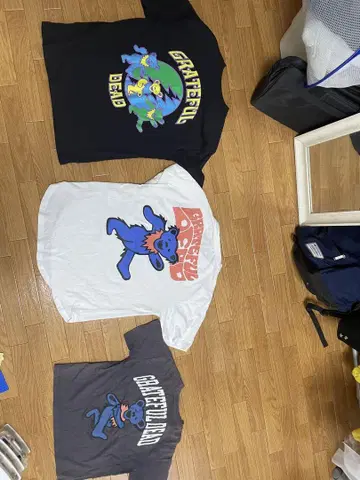 그레이트풀 데드 T셔츠 3개 세트