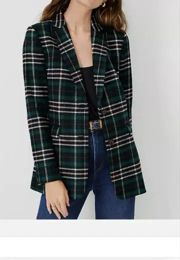 Ann Taylor The Greenwich Blazer in Plaid