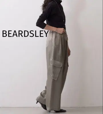 BEARDSLEY 성인 광택 카고 팬츠