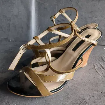 [ UNTITLED ] 언타이틀 (30) 스트랩 웨지솔 샌들