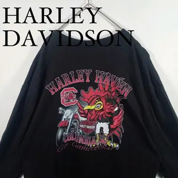 할리데이비슨 긴팔 롱T셔츠 09년식 양면 프린트