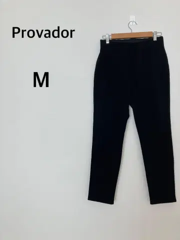 Provador 스트레치 팬츠 [ M ] 허리밴딩 블랙 미실루엣