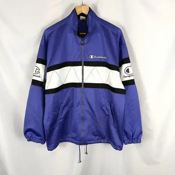 Champion 트랙 자켓 O 사이즈 퍼플 계열 B3692
