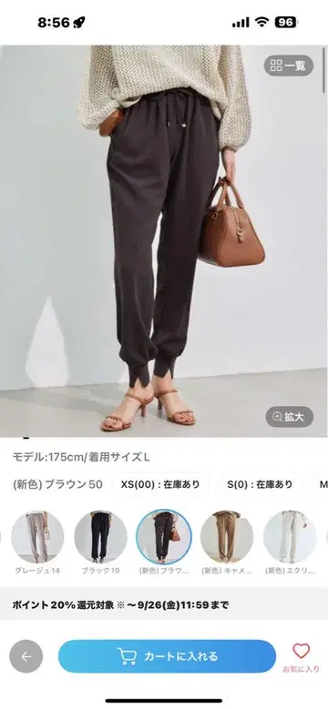 밴야드 스톰 다크 브라운 조거 팬츠
