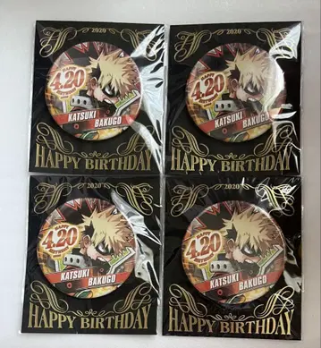 나의 히어로 아카데미아 생일 벌스데이 캔뱃지 바쿠고 2020