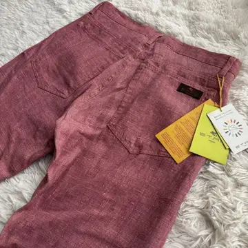 택 포함 ETRO 린넨 100% 팬츠 이탈리아제 슬랙스