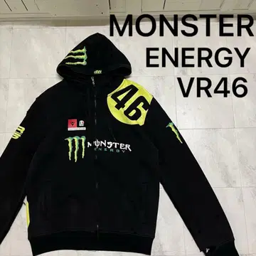 VR46 몬스터 에너지 맨투맨 후드티 풀 집업 긴팔 레이싱