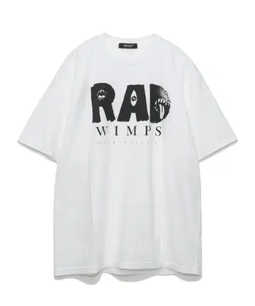 RADWIMPS 오버 사이즈 T셔츠 화이트