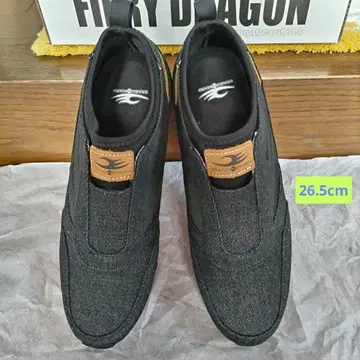 DRAGONBEARD 블랙 데님 스니커즈
