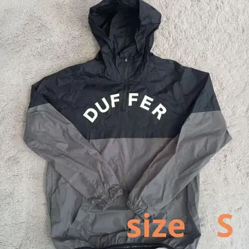 DUFFER 나일론 지퍼 후드티 S