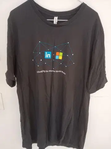 Linkedin Microsoft 기업 셔츠 레어